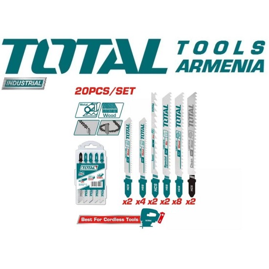 Jigsaw blade set 20pcs Jigsaw blade set 20pcs