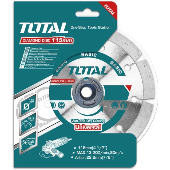 Diamond Segment Disc 115 x 22.22 mm Diamond Segment Disc 115 x 22.22 mm