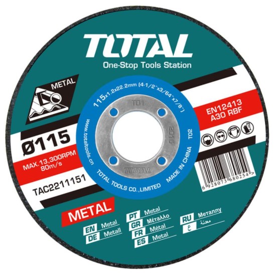Packaging 10 pcs abrasive cutting disc 115 mm Packaging 10 pcs abrasive cutting disc 115 mm