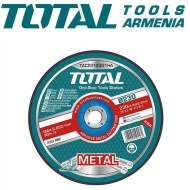 Set of abrasive cutting discs Total Steel 230x2x22.22мм