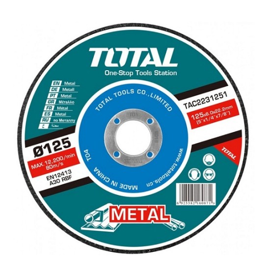 GRINDING DISC 125х6х22.2 mm GRINDING DISC 125х6х22.2 mm