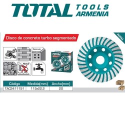 Diamond disc turbo 115X20 mm