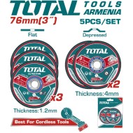 Cutting and grinding disc set 5 pcs