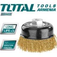 Wire brush with cup 75mm