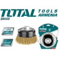 Wire brush with cup 75mm
