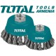 Wire brush with braided cup 125mm Wire brush with braided cup 125mm