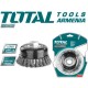 Wire brush with braided cup 100mm Wire brush with braided cup 100mm