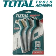 Abrasive brush set 3pcs