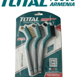 Abrasive brush set 3pcs