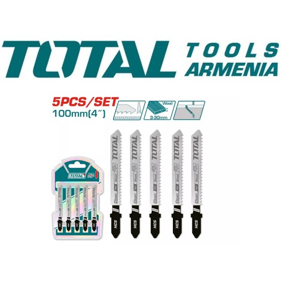 Jigsaw blade set for wood 100mm Jigsaw blade set for wood 100mm