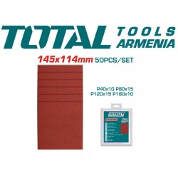 Sandpaper set 50 pcs 114mm