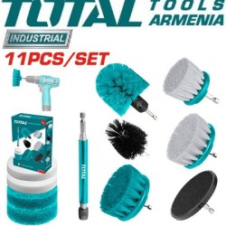 Set of 11 cleaning brushes
