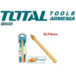 Tile and glass drill bit 5x74 mm