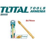Tile and glass drill bit 6x74 mm