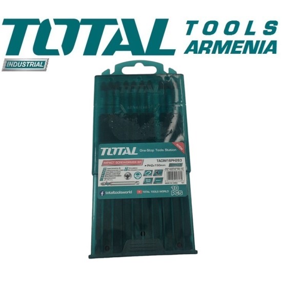 PH2 impact screwdriver 150mm bits set 10pcs