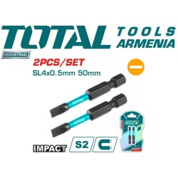 Impact screwdriver bits 50mm