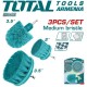 Medium hardness brush-head set 3 pcs.