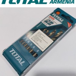 HSS twist drill bit set 6pcs