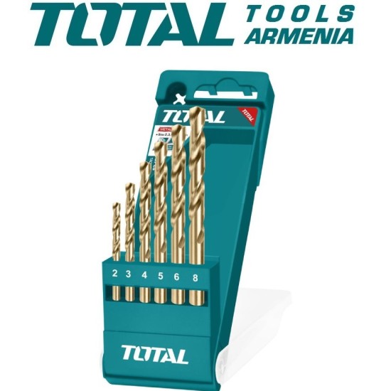 HSS twist drill bit set 6pcs HSS twist drill bit set 6pcs