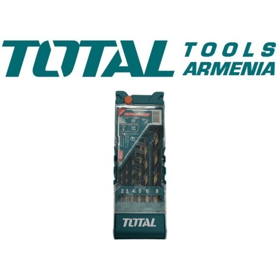 HSS twist drill bit set 6pcs