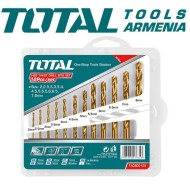 HSS twist drill bit set 12pcs