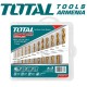HSS twist drill bit set 12pcs