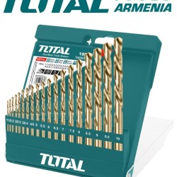 HSS twist drill bit set 19pcs