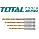 HSS twist drill bits set 4 pcs HSS twist drill bits set 4 pcs