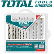 Set of drill bits and screwdriver bits 19pcs