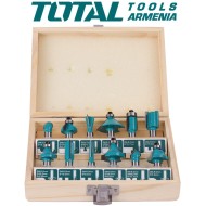 Router Bit Set - 8 mm 12pcs