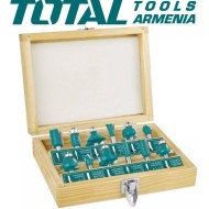 Router Bit Set - 6 mm 12pcs