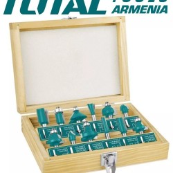Router Bit Set - 12 mm 12pcs