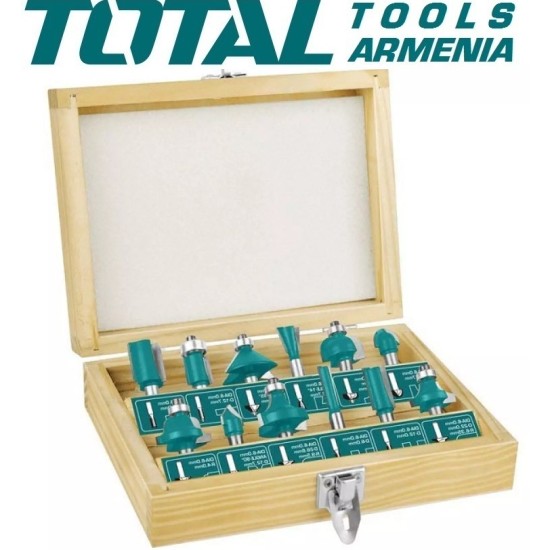 Router Bit Set - 12 mm 12pcs