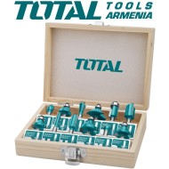 Router Bit Set - 6 mm 12pcs