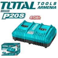 Dual Port Fast Intelligent Charger 20V