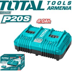 Dual Port Fast Intelligent Charger 20V