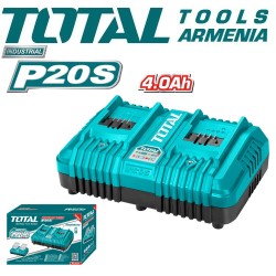 Dual Port Fast Intelligent Charger 20V