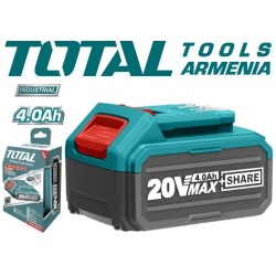 Lithium-ion battery of 20 V / 4 Ah