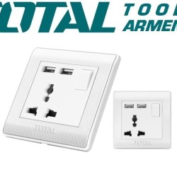 Universal socket with USB