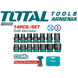 14pcs impact socket set 1/2inch