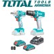 Combined drill and screwdriver set with 20 V battery Combined drill and screwdriver set with 20 V battery