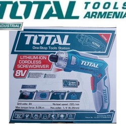 Cordless screwdriver 8V /6 Nm USB Type-C