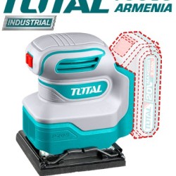 Orbital sander with 20 V battery