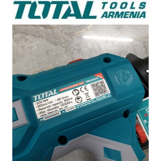 Paint spray  with battery