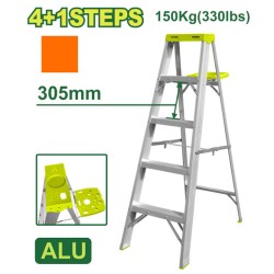 Aluminum single-sided ladder (with tool tray) 4+1 steps DTLD4H05