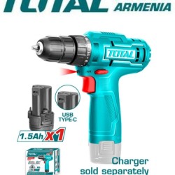 Cordless screwdriver 12V /20 Nm USB Type-C