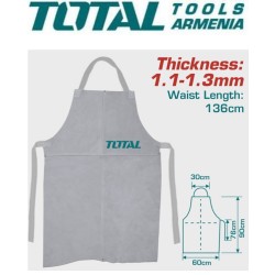 Welding leather apron 1.1-1.3mm 136cm