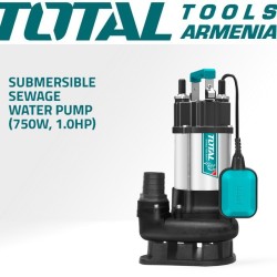 Submersible sewage pump 750W