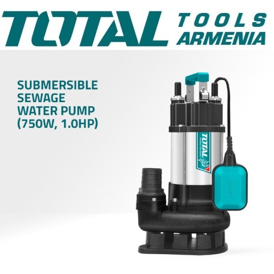 Submersible sewage pump 750W Submersible sewage pump 750W