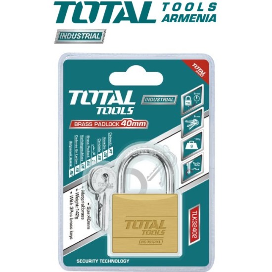 Brass padlock 40mm Brass padlock 40mm